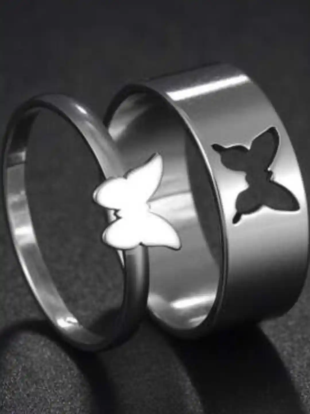 Butterfly Couple Ring