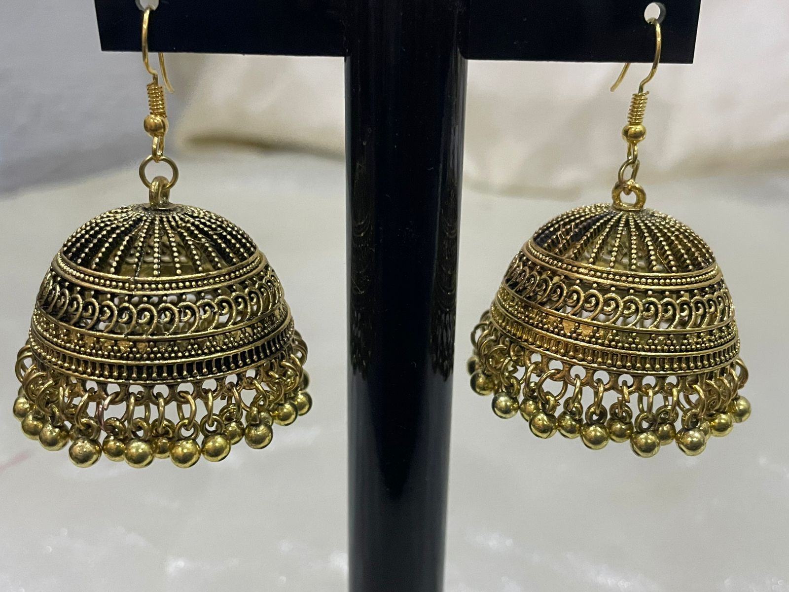 Big Antique Earrings Jhumka