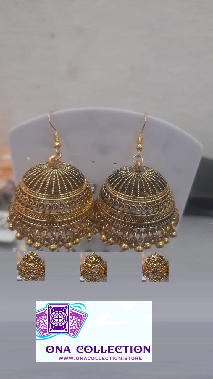 Big Antique Earrings Jhumka